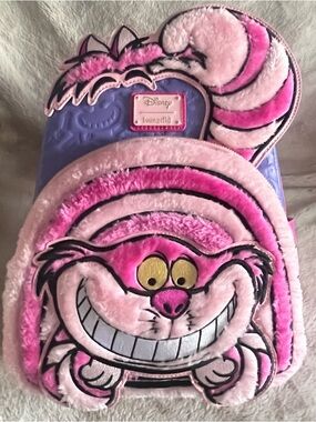 Loungefly Pink, Light Pink, & Purple Cheshire Cat Backpack NWT